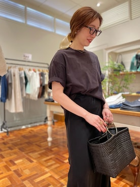 「NOLLEY’S（ノーリーズ）のアイテム」を使った、yuko yamaguchiさん（レディース・158cm）の夏コーディネート