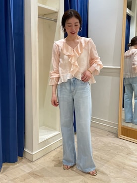 「grace grace （グラスグラス）のアイテム」を使った、yuko yamaguchiさん（レディース・158cm）の春コーディネート