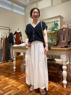 yuko yamaguchiさん（レディース・158cm）の夏コーディネート