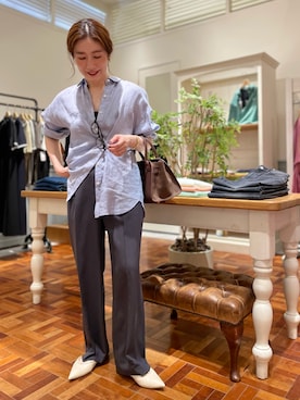 yuko yamaguchiさん（レディース・158cm）の夏コーディネート