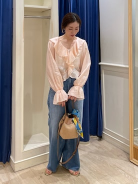 「LORISTELLA（ロリステッラ）のアイテム」を使った、yuko yamaguchiさん（レディース・158cm）の春コーディネート