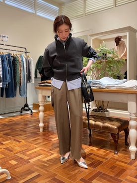 yuko yamaguchiさん（レディース・158cm）の秋コーディネート