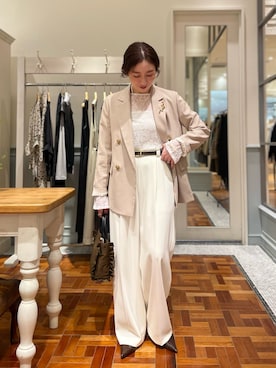 yuko yamaguchiさん（レディース・158cm）の春コーディネート