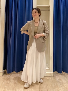 「NOLLEY’S（ノーリーズ）のアイテム」を使った、yuko yamaguchiさん（レディース・158cm）の春コーディネート