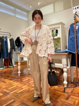 yuko yamaguchiさん（レディース・158cm）の秋コーディネート