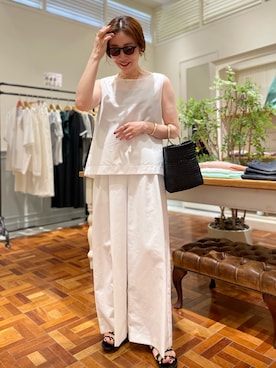 yuko yamaguchiさん（レディース・158cm）の夏コーディネート