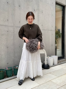 yuko yamaguchiさん（レディース・158cm）の秋コーディネート