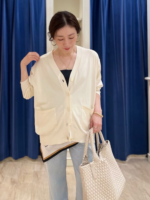 NOLLEY'S sophi ヘアリーVネックカーディガン セール】【新色追加】《手洗い可能》マルチファンクションVネック