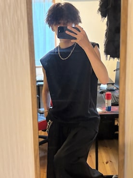 「アイテム（スカート）」を使った、Akiさん（メンズ・165cm・10代）の夏コーディネート