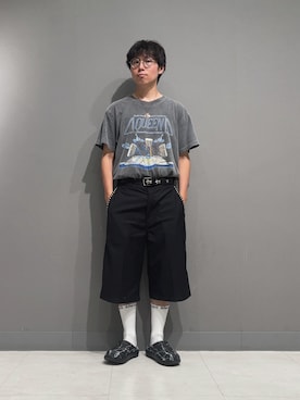 「バンドT」｜takuma040499さん（メンズ・160cm）の夏コーディネート