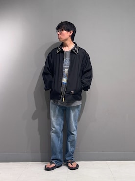 「アイテム（サンダル）」を使った、takuma040499さん（メンズ・160cm）の秋コーディネート