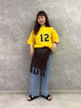「URBAN RESEARCH DOORS（アーバンリサーチドアーズ）のBIRKENSTOCK　EXCLUSIVE ARIZONA WB(NR)（サンダル、ブラック系）」を使った、noeさん（レディース・156cm）の春コーディネート