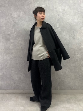 「ウールパンツ」｜Noeさん（レディース・156cm）の秋コーディネート