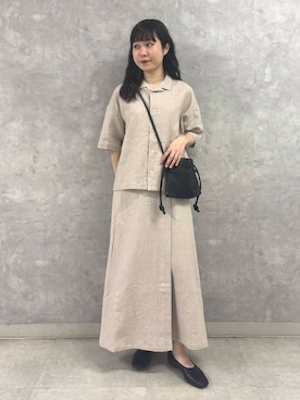 「カジュアルスカート」｜Noeさん（レディース・156cm）の春コーディネート