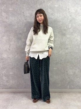 「スウェットコーデ」｜noeさん（レディース・156cm）の秋コーディネート