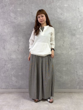 「かぐれ（カグレ）のアイテム」を使った、noeさん（レディース・156cm）の夏コーディネート