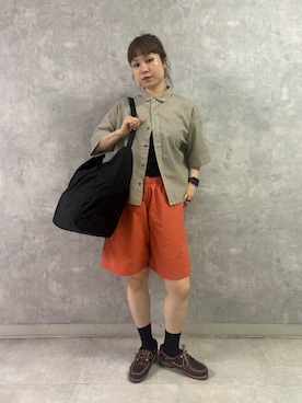 「EKAL（エカル）のアイテム」を使った、noeさん（レディース・156cm）の夏コーディネート
