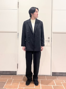 「ITEMS URBANRESEARCH（アイテムズ アーバンリサーチ）のアイテム（その他パンツ）」を使った、Jasmineさん（メンズ・173cm）の冬コーディネート