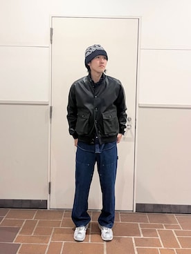 「ITEMS URBANRESEARCH（アイテムズ アーバンリサーチ）のアイテム（その他アウター）」を使った、Oolong teaさん（メンズ・172cm）の春コーディネート