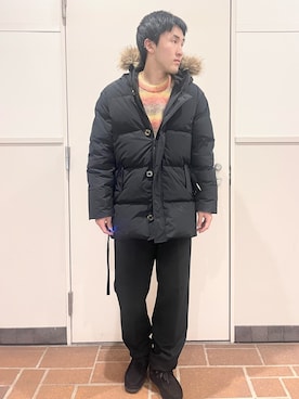 「アイテム（その他アウター）」を使った、Jasmineさん（メンズ・173cm）の冬コーディネート