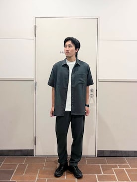 「夏セットアップ」｜Oolong teaさん（メンズ・173cm）の夏コーディネート