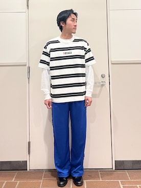 「LOTTO（ロット）のアイテム」を使った、Jasmineさん（メンズ・173cm）の春コーディネート