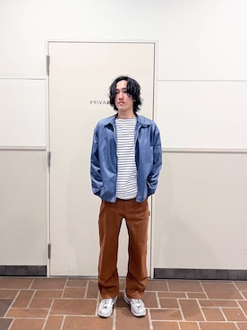 「ITEMS URBANRESEARCH（アイテムズ アーバンリサーチ）のアイテム（その他アウター）」を使った、Oolong teaさん（メンズ・172cm）の春コーディネート