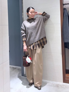 sayakaさん（レディース・154cm）の冬コーディネート