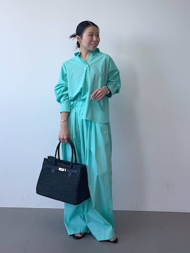 「BARNYARDSTORM（バンヤードストーム）のアイテム（シャツ/ブラウス）」を使った、sayakaさん（レディース・154cm）の冬コーディネート