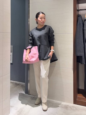 「BARNYARDSTORM（バンヤードストーム）のアイテム」を使った、sayakaさん（レディース・154cm）の冬コーディネート