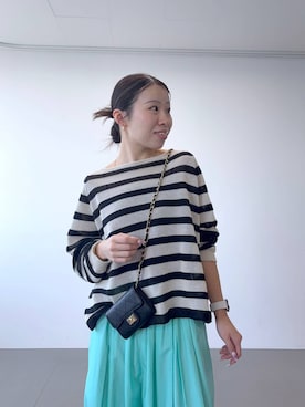 「BARNYARDSTORM（バンヤードストーム）のアイテム（ショルダーバッグ）」を使った、sayakaさん（レディース・154cm）の冬コーディネート