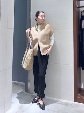 「BARNYARDSTORM（バンヤードストーム）のアイテム」を使った、sayakaさん（レディース・154cm）の冬コーディネート