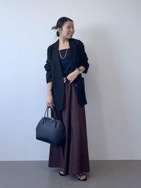 sayakaさん（レディース・154cm）の冬コーディネート