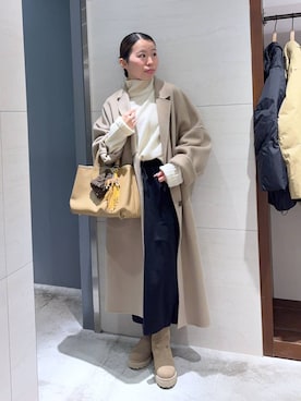 「アイテム（財布/小物）」を使った、sayakaさん（レディース・154cm）の冬コーディネート