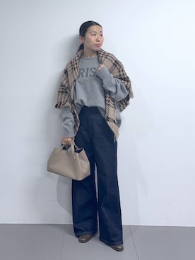 「SOAC（ソーク）のアイテム」を使った、sayakaさん（レディース・154cm）の冬コーディネート