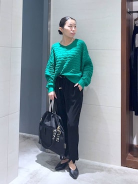 「BARNYARDSTORM（バンヤードストーム）のアイテム」を使った、sayakaさん（レディース・154cm）の冬コーディネート