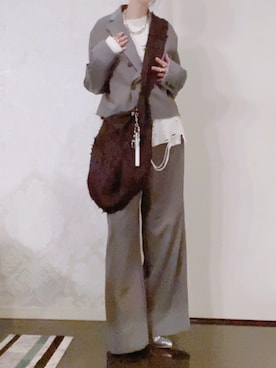 「ADRER（アドラー）のアイテム」を使った、あいきょんさん（レディース・164cm）の冬コーディネート