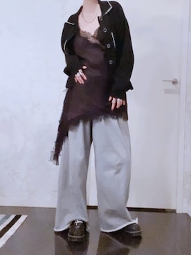 「アイテム（アクセサリー）」を使った、あいきょんさん（レディース・164cm）の秋コーディネート