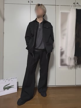 「アイテム（その他アウター）」を使った、Whiteさん（メンズ・166cm）の夏コーディネート