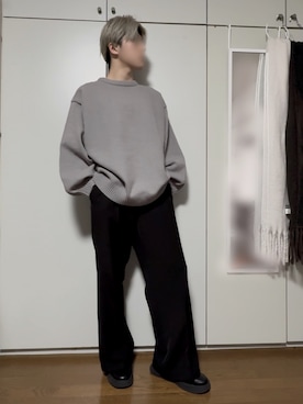「SERACE（セラス）のアイテム」を使った、Whiteさん（メンズ・166cm）の春コーディネート