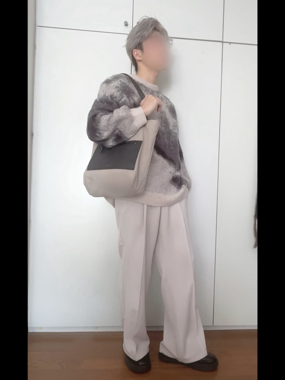 SERACE ルーズシルエットアブストラクトシャギーニット　S SERACE（セラス）の「【SERACE】Loose silhouette abstract