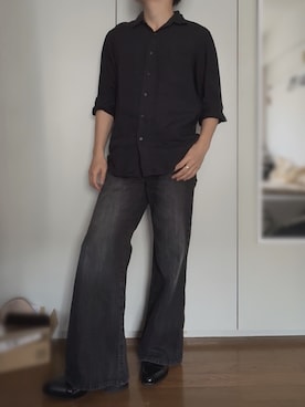 「アイテム（ドレスシューズ）」を使った、Whiteさん（メンズ・166cm）の夏コーディネート