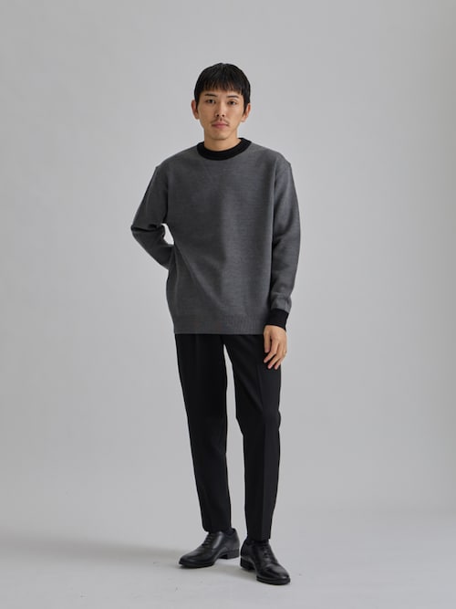 セール】VISTO WOOL ペグトップテーパードパンツ｜セットアップ