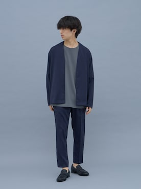 「アイテム（カーディガン/ボレロ）」を使った、UNITED TOKYO MENSさん（メンズ・172cm）の夏コーディネート