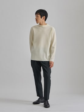 「UNITED TOKYO（ユナイテッドトウキョウ）のアイテム（スラックス）」を使った、UNITED TOKYO MENSさん（メンズ・168cm）の秋コーディネート