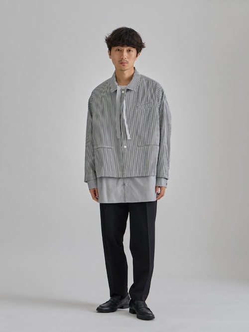 【新品同様】VISTO WOOLペグトップテーパードパンツ ダークグレー24AW VISTO WOOL ペグトップテーパードパンツ(1 DARK GREY): : メンズ