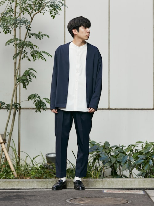 【美品】UNITED TOKYO Dry air カーディガン オールシーズン対応〉Dry Air カーディガン(1 DARK GREY): : メンズ