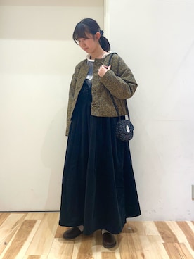 「Samansa Mos2（サマンサ モスモス）のアイテム（ジャケット/アウター）」を使った、涼さん（レディース・158cm）の秋コーディネート