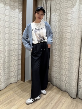 earth music&ecology officialさん（レディース・166cm）の秋コーディネート