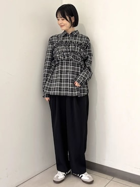 earth music&ecology officialさん（レディース・157cm）の秋コーディネート